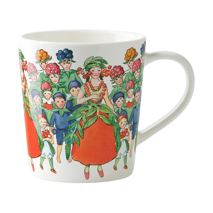 August mug with handle 400 ml - White - Design House Stockholm